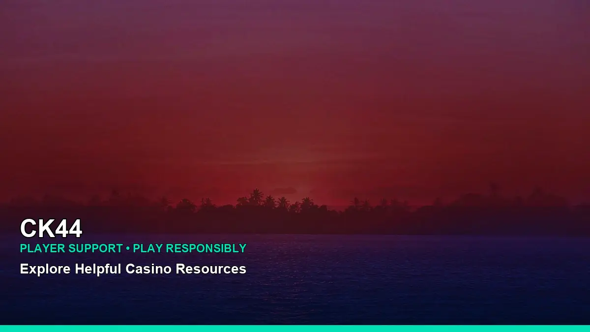 CK44 প্লেয়ার সহায়তা ও responsible gaming | Bangladesh guide — responsible play · 4 — review